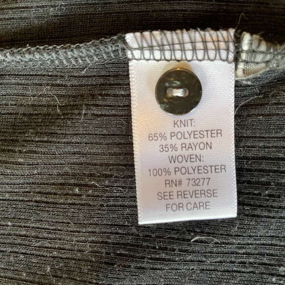 Simply Vera Black Drape Sweater - Picture 3 of 11